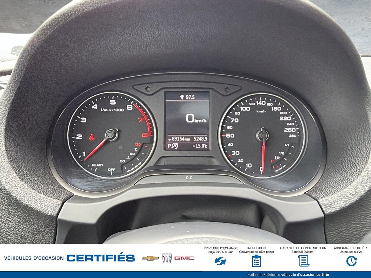 AUDI A3 Komfort 45 TFSI quattro 2019 Noir Montmagny - photo #13