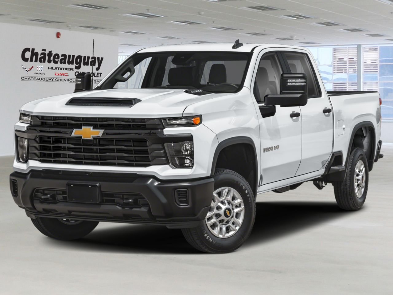 CHEVROLET Silverado 2500HD K2500 HD SILVERADO CREW CAB CUSTOM STD/BOX DURAMAX (1CX) TK 2025 Blanc sommet Châteauguay - photo #0