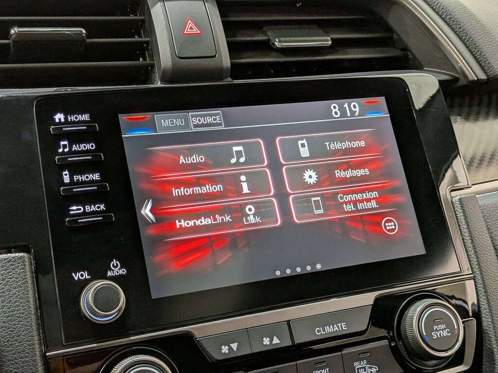 2019 Honda Civic Hatchback Sport Manual White Val-David - photo #19