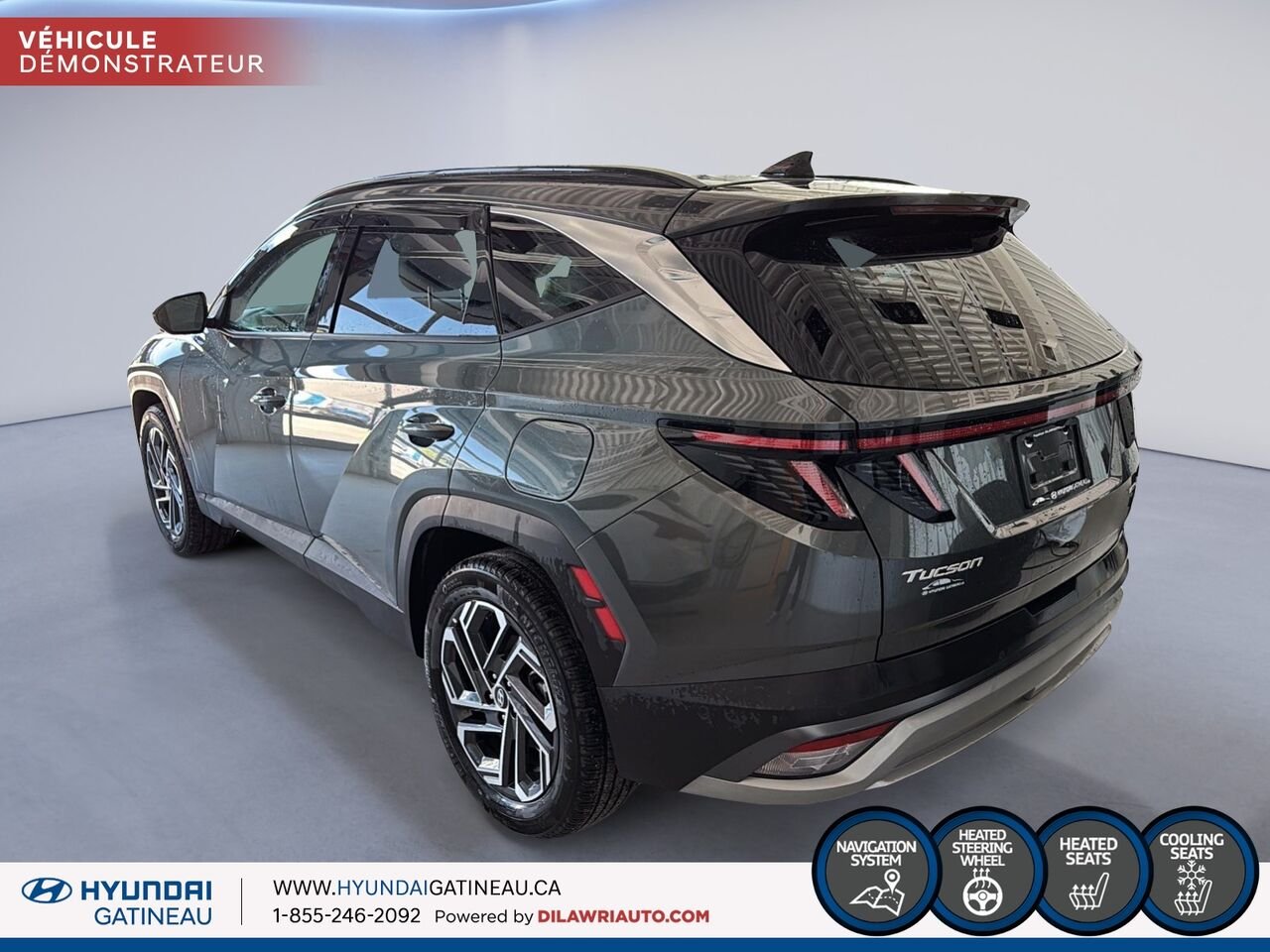 HYUNDAI Tucson hybride 2025 Gris amazonien Gatineau - photo #3