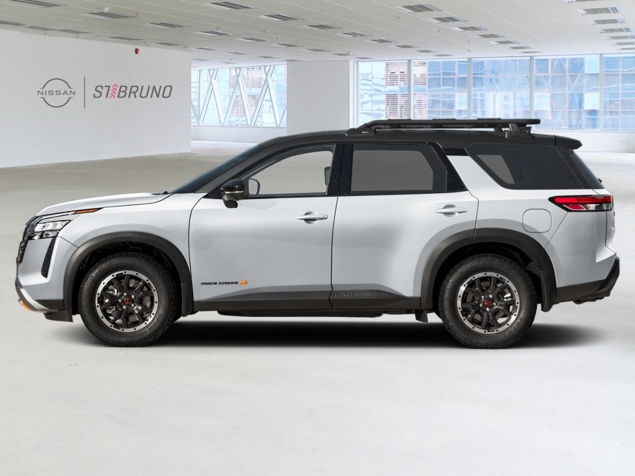 Nissan Pathfinder 2026 Blanc Everest nacré triple couche/Noir intense Saint-Basile-le-Grand - photo #2