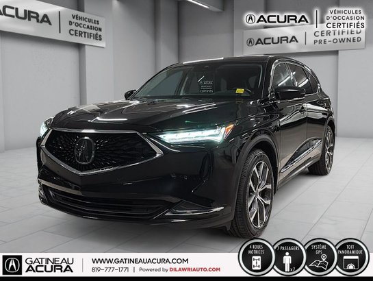 Acura MDX *** UN PROPRIO + CLEAN CARFAX *** 2024 Noir
