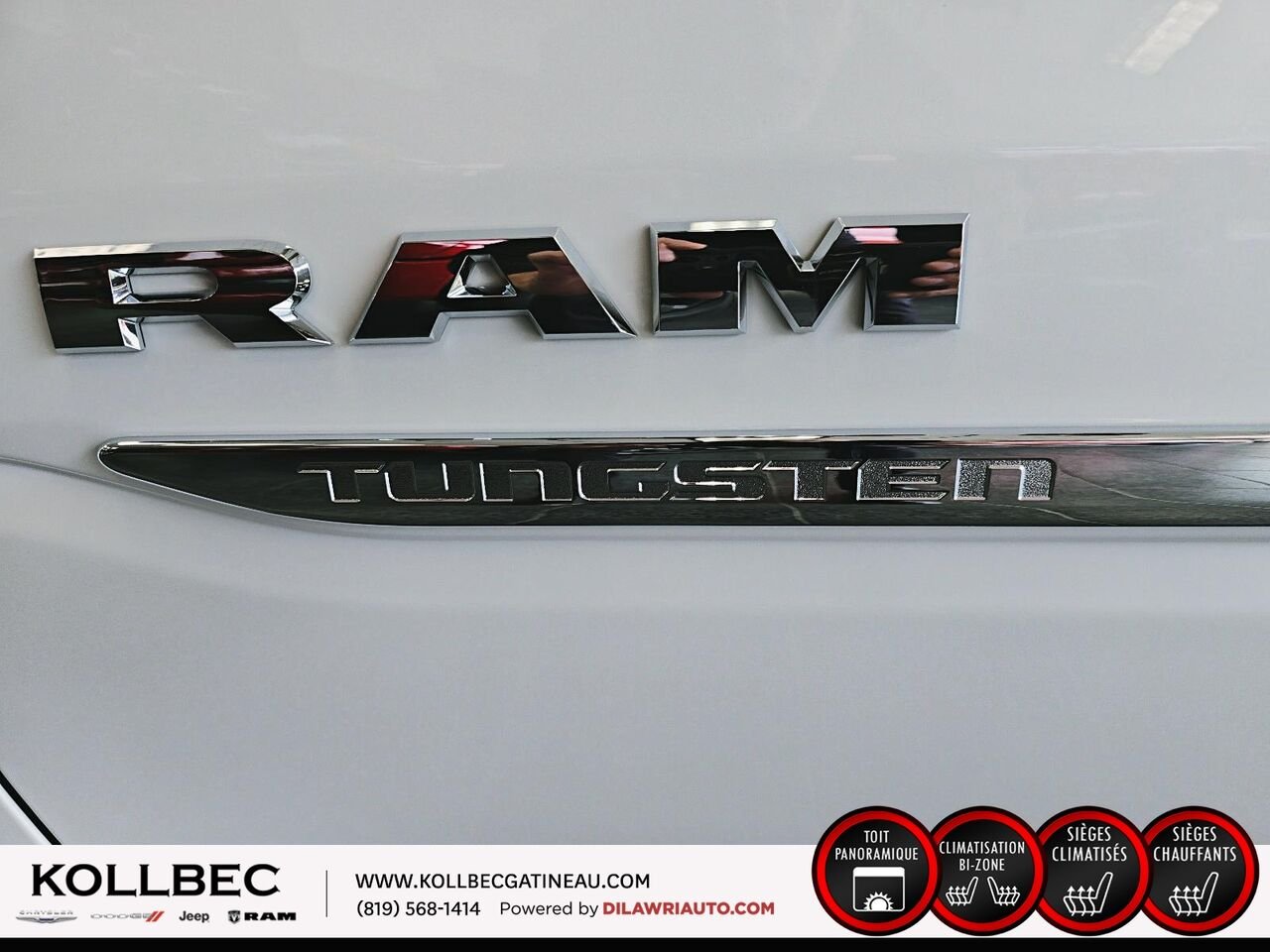 RAM 1500 26730 | Tungsten cabine d'équipe 4x4 caisse de 5 pi 7 po 2026 Triple couche nacrée ivoire Gatineau - photo #16