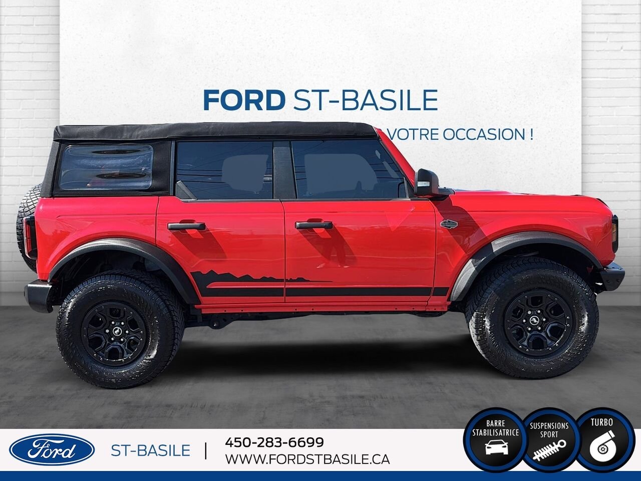Ford Bronco 2023 Rouge Saint-Basile-le-Grand - photo #8