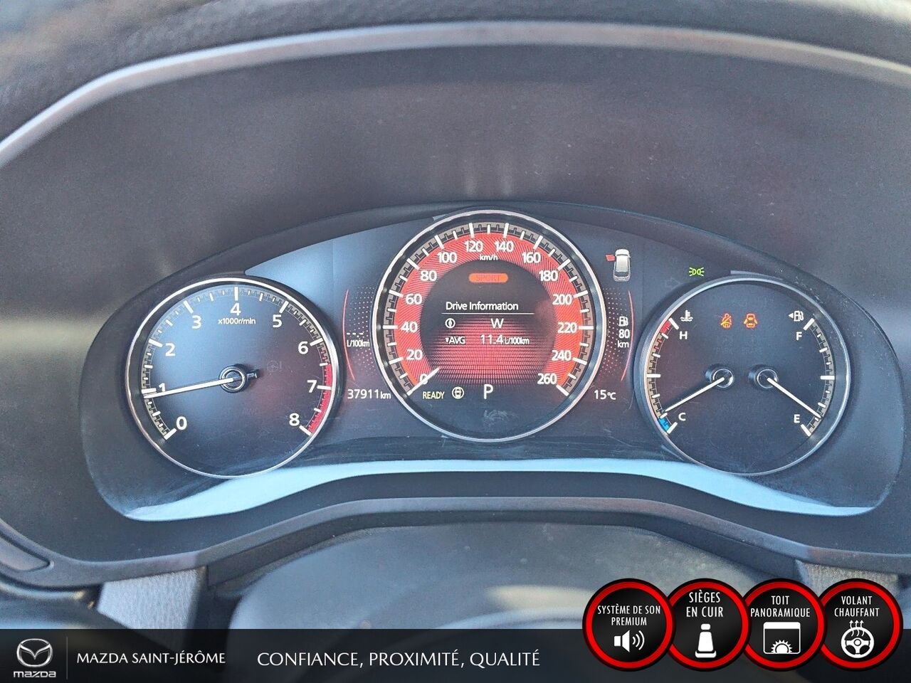 2024 Mazda CX-90 hybride léger GT-P | AWD | TOIT PANORAMIQUE | CUIR NAPPA | BOSE | MAGS Grey Saint-Jérôme - photo #15