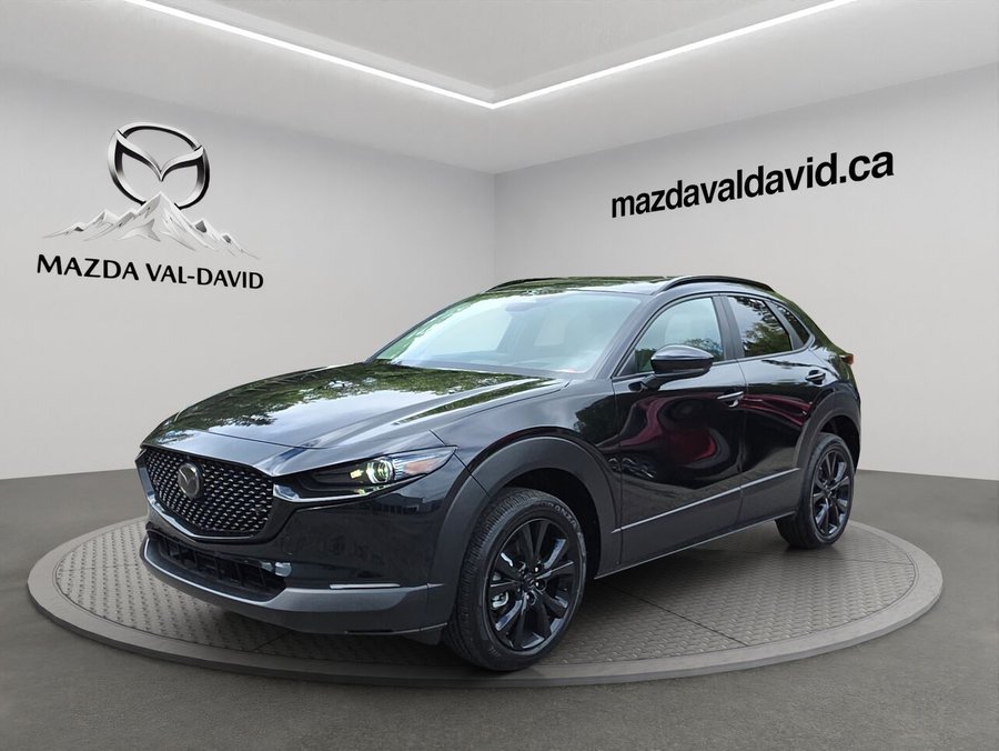 2026 Mazda CX-30 GT TI avec moteur turbo Jet Black Mica