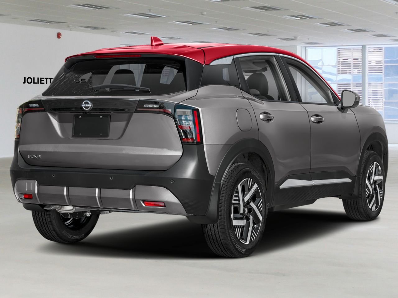 NISSAN Kicks 2026 Gris poudre métallisé/Couche teintée Braise écarlate Joliette - photo #1