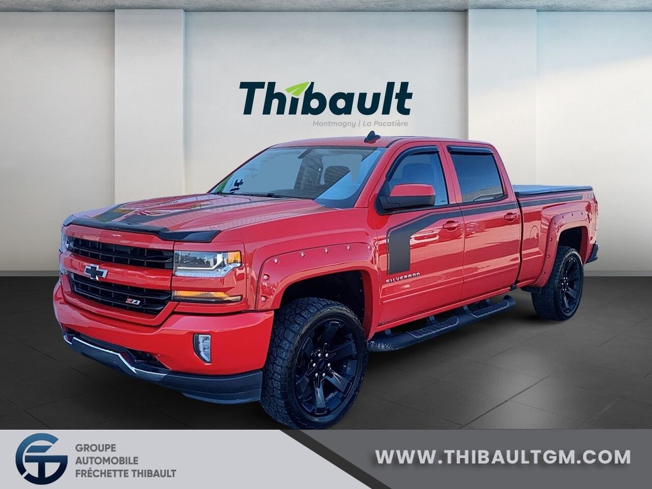 CHEVROLET SILVERADO LT cabine multiplace 153 po 4RM avec 2LT 2018 Rouge Montmagny - photo #0