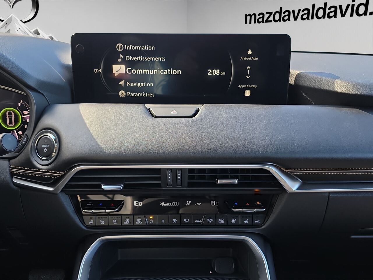 2026 Mazda CX-90 PHEV GT PHEV, toit pano, cuir, sièges ventilés Jet Black Mica Val-David - photo #11