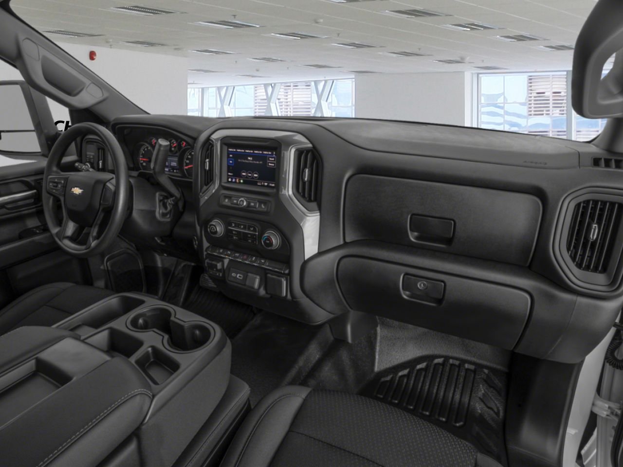 CHEVROLET Silverado 2500HD K2500 HD SILVERADO DOUBLE CAB WT STD/BOX DURAMAX (1WT) 2026 Blanc sommet Chibougamau - photo #3
