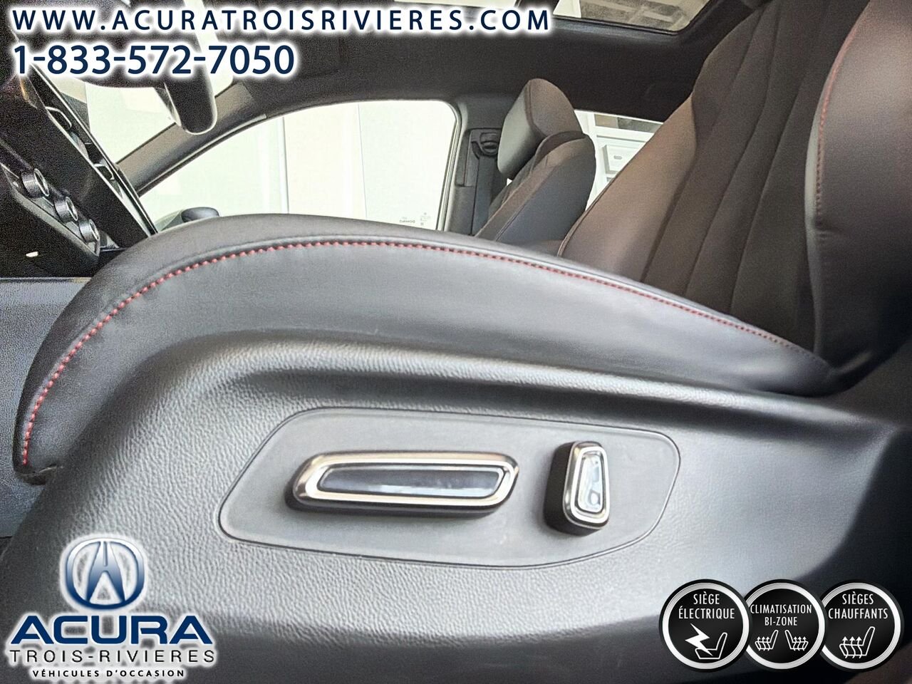 2025 Acura ADX A-Spec AWD, TOIT PANO, VOLANT CHAUFFANT Grey Trois-Rivières - photo #14