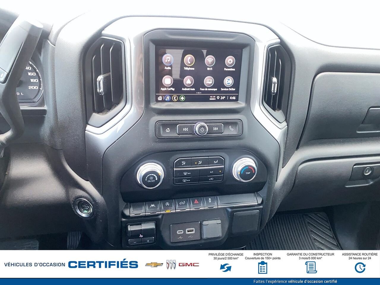 GMC SIERRA 150 Pro cabine multiplace 4RM 157 po 2024 Gris Montmagny - photo #12