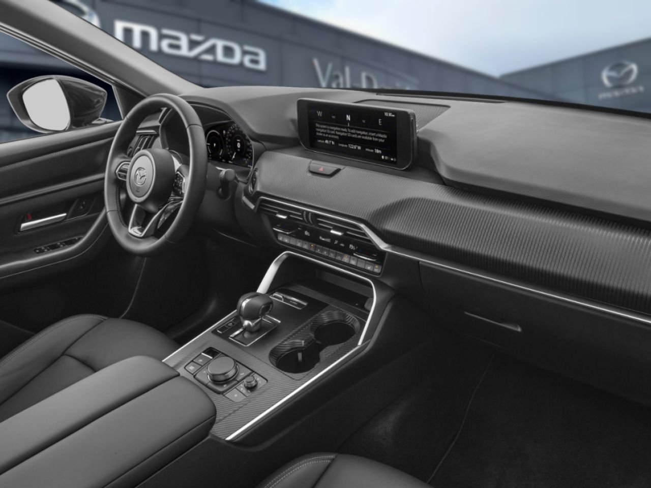 2026 Mazda CX-90 hybride rechargeable GS-L TI, HYBRIDE, SIÈGES CAPITAINES Black Val-David - photo #3