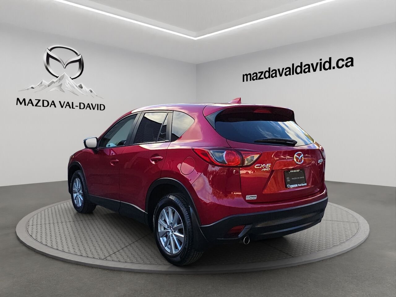 2016 Mazda CX-5 TOURING, Toit ouvrant électrique, sièges avant chauffants, MOTEUR REMPLACÉ Red Val-David - photo #3