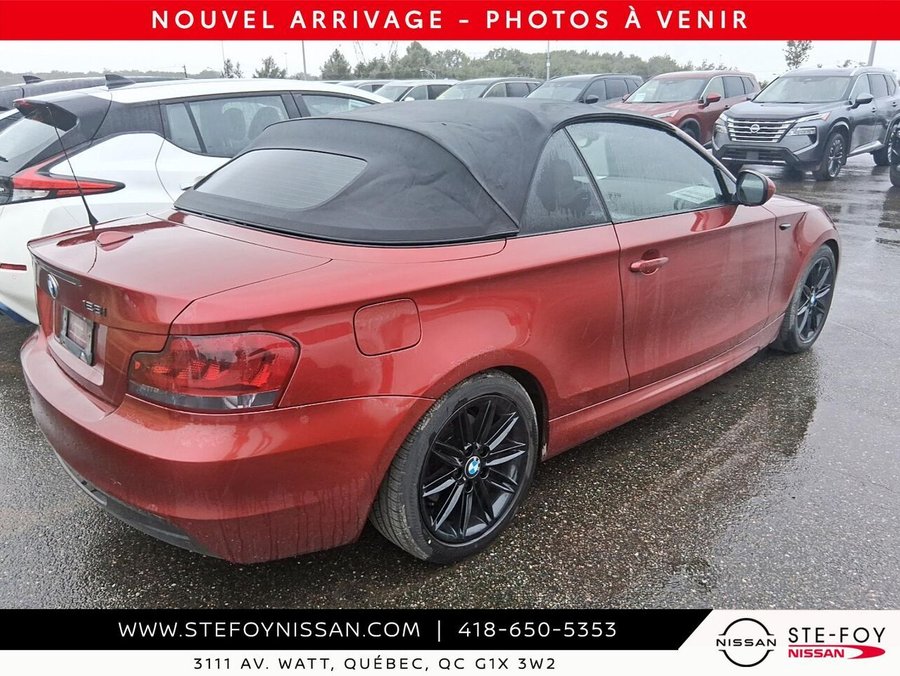 BMW Série 1 Cabriolet 2 portes 128i 2012 Rouge