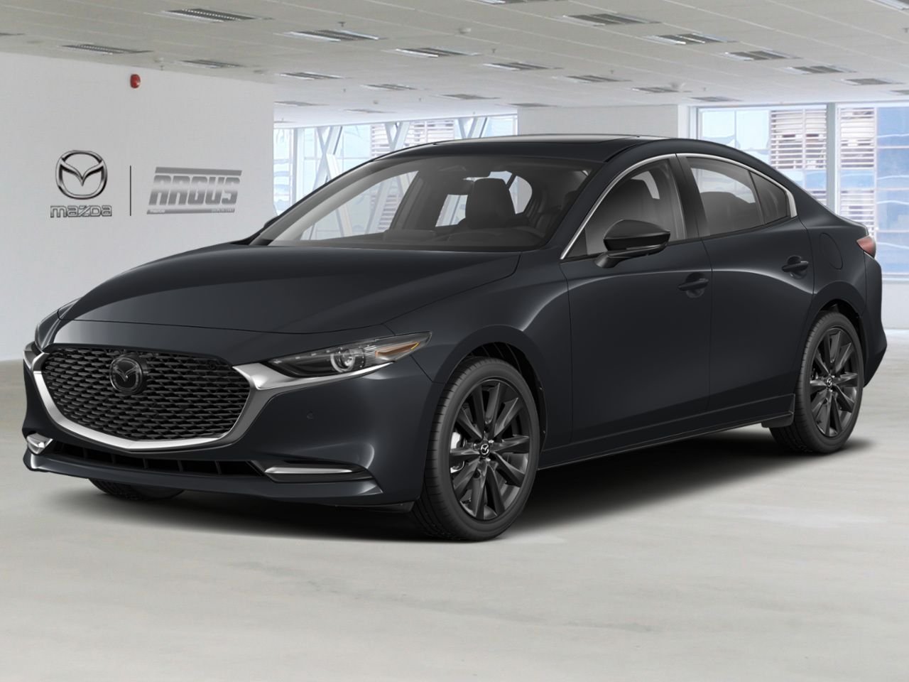 2026 MAZDA Mazda3 GT avec moteur turbo TI i-ACTIV Jet Black Mica Gatineau - photo #0
