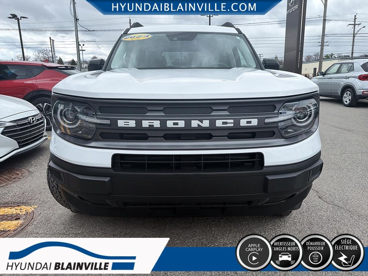 2023 Ford Bronco Sport White Blainville - photo #1