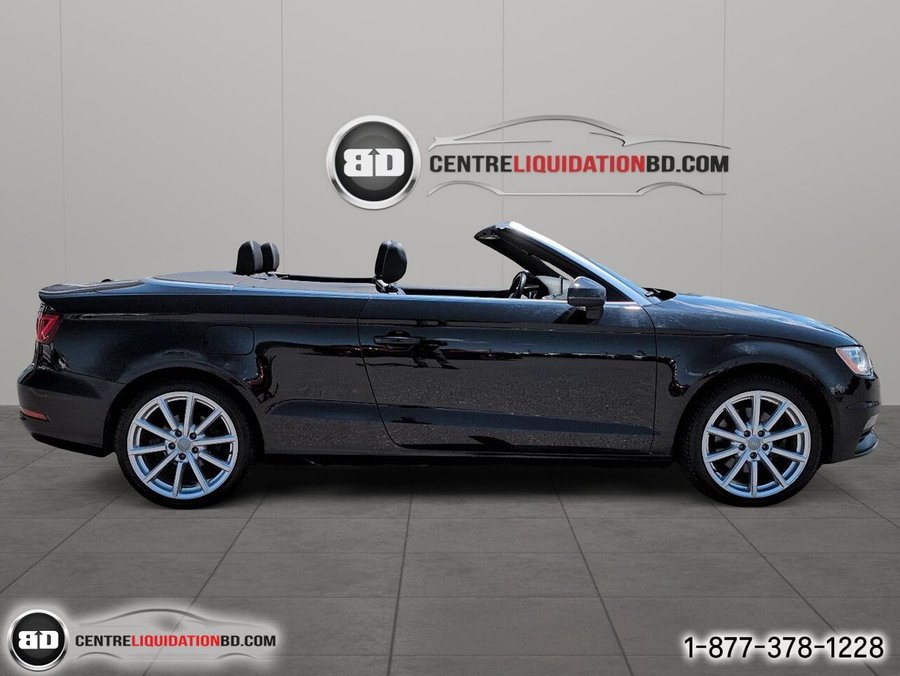 2015 Audi A3 2.0T Progressiv TSI QUATTRO CONVERTIBLE Black