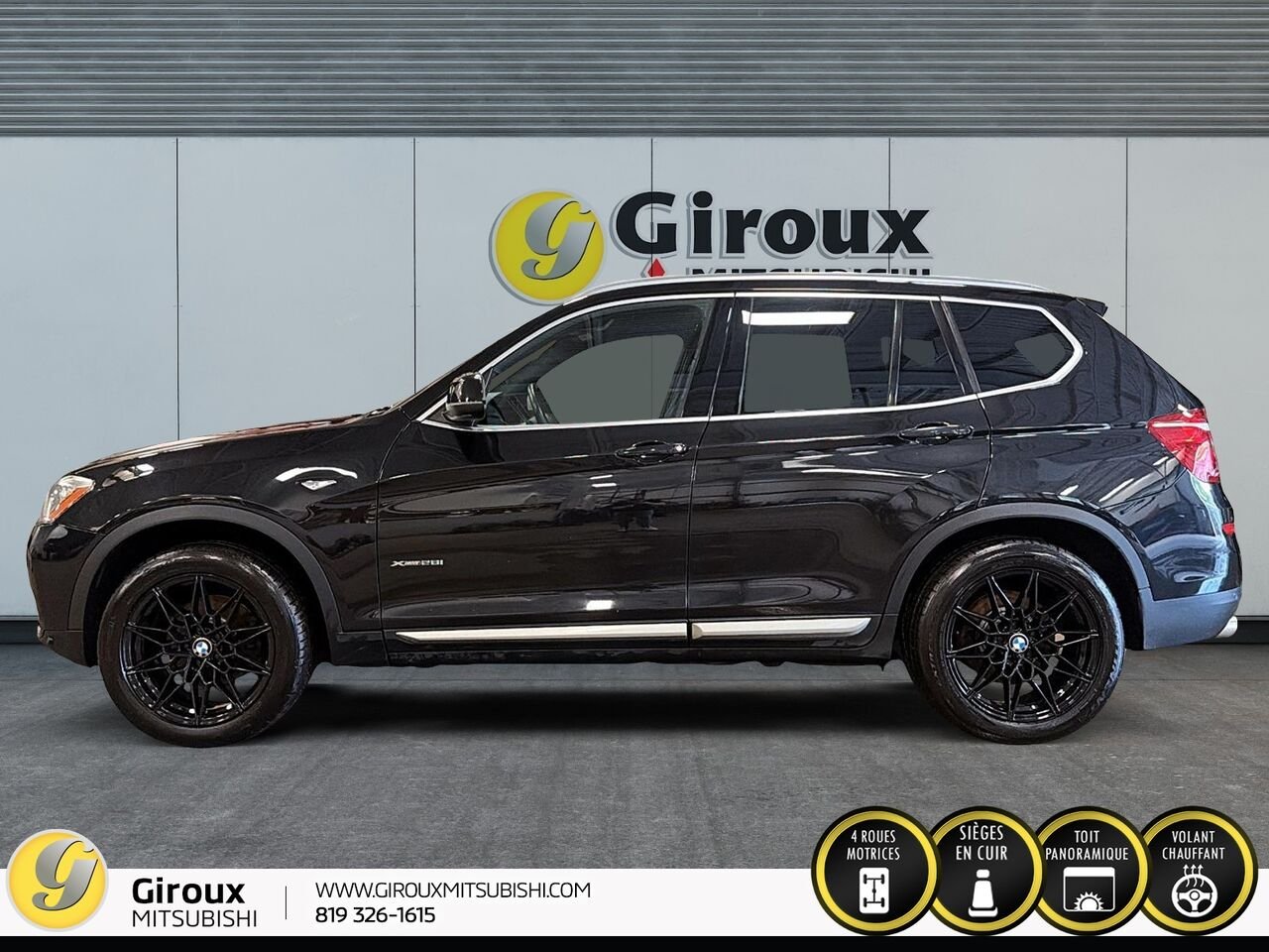 2017 BMW X3 XDRIVE28I Black Sainte-Agathe-des-Monts - photo #4