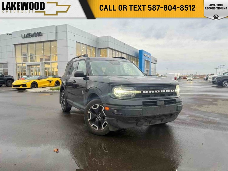 2023 Ford Bronco Sport Outer Banks 300A 1.5L EcoBoost | Power Sunroof Black