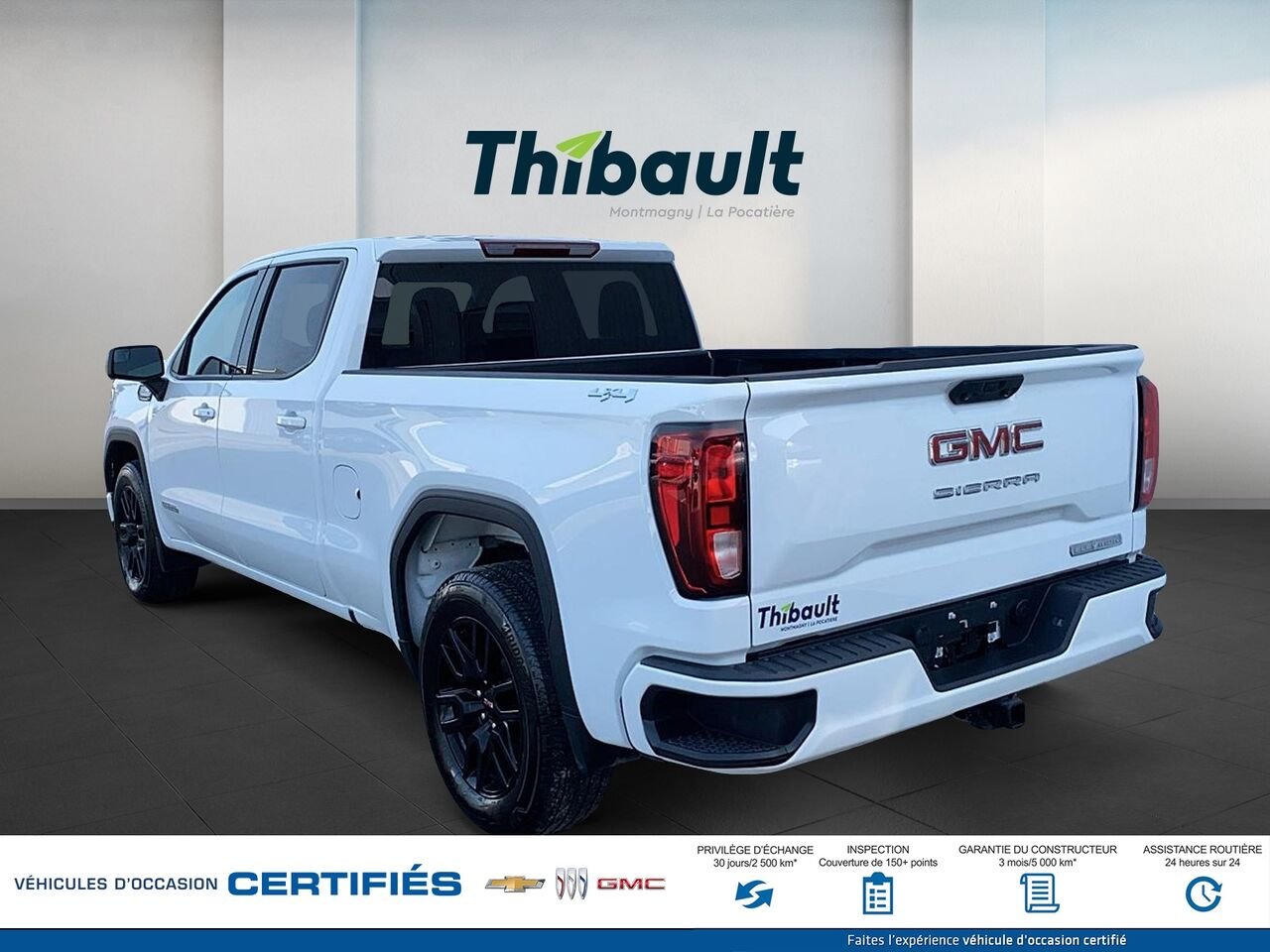 GMC SIERRA 150 Elevation cabine multiplace 4RM 157 po 2024 Blanc Montmagny - photo #3