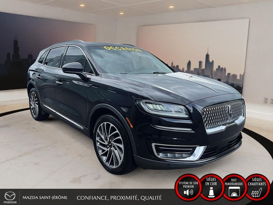 Lincoln Nautilus Ultra | TOIT PANORAMIQUE | AWD | CUIR | 2020 Noir