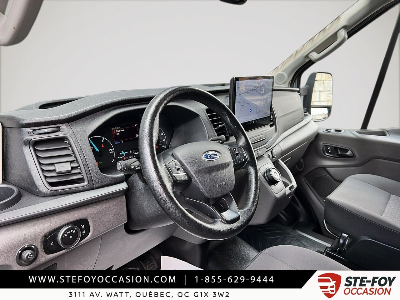 2022 Ford E-Transit Toit surélevé White Québec - photo #12
