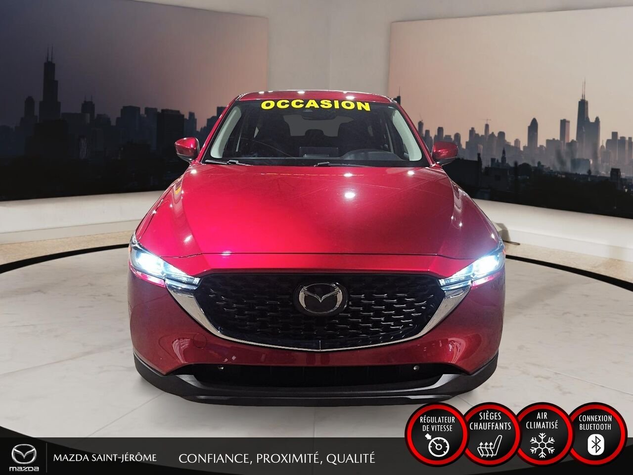 Mazda CX-5 GX | 1 PROPRIÉTAIRE | JAMAIS ACCIDENTÉ | AWD | MAGS 2023 Rouge Saint-Jérôme - photo #2