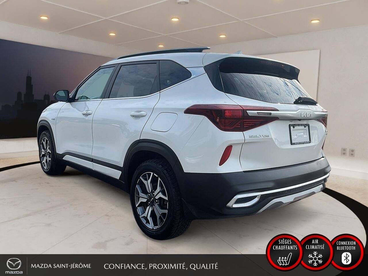 2023 Kia Seltos White Ste-Agathe des Monts - photo #8