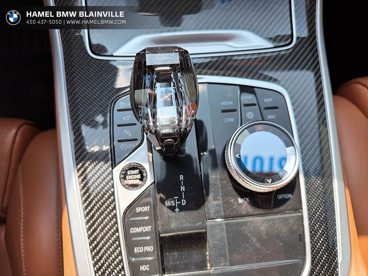 BMW X5 M50i véhicule d'activités sportives 2022 Bleu Blainville - photo #14