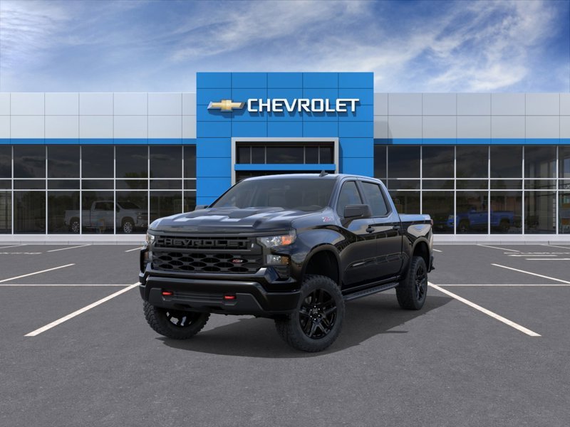 2026 CHEVROLET Silverado 1500 Custom Trail Boss cabine multiplace 4RM 147 po BLACK Gatineau - photo #7