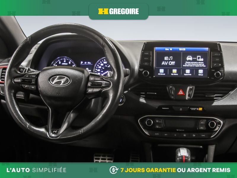 Hyundai Elantra 823040 | N Line AUTO A/C CUIR TOIT MAGS CAM RECUL BLEUTOOTH 2020 Gris Laval - photo #17