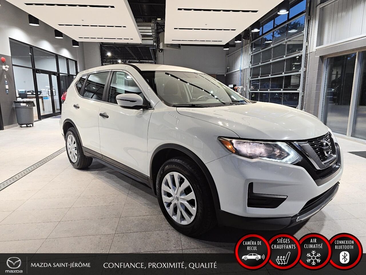 2017 Nissan Rogue AWD | 99 533 KM | CAMÉRA DE RECUL | GROUPE COMMODITÉ White Saint-Jérôme - photo #3