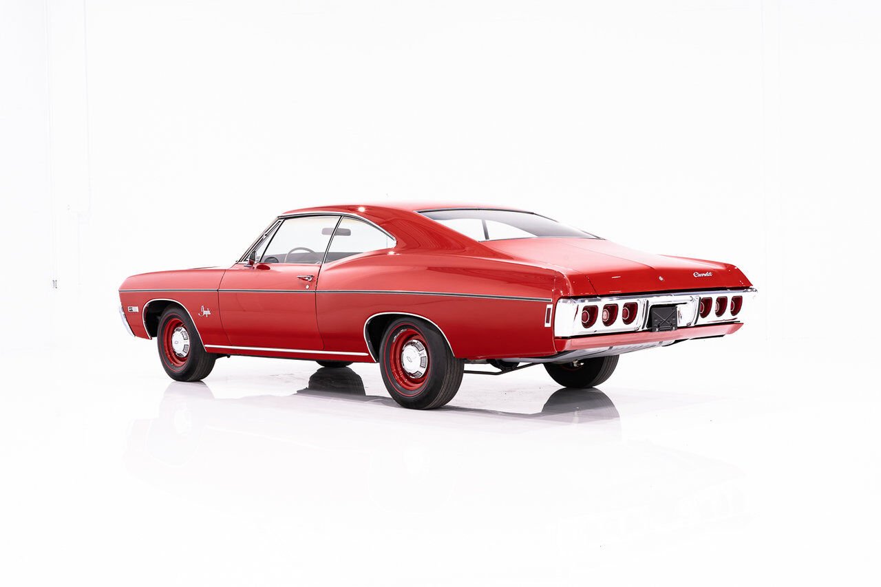 Chevrolet Impala Match N# L72 427/425 4spd 4.56gear Org Bill Of Sale | PRIX EN USD 1968 Rouge Montréal - photo #119