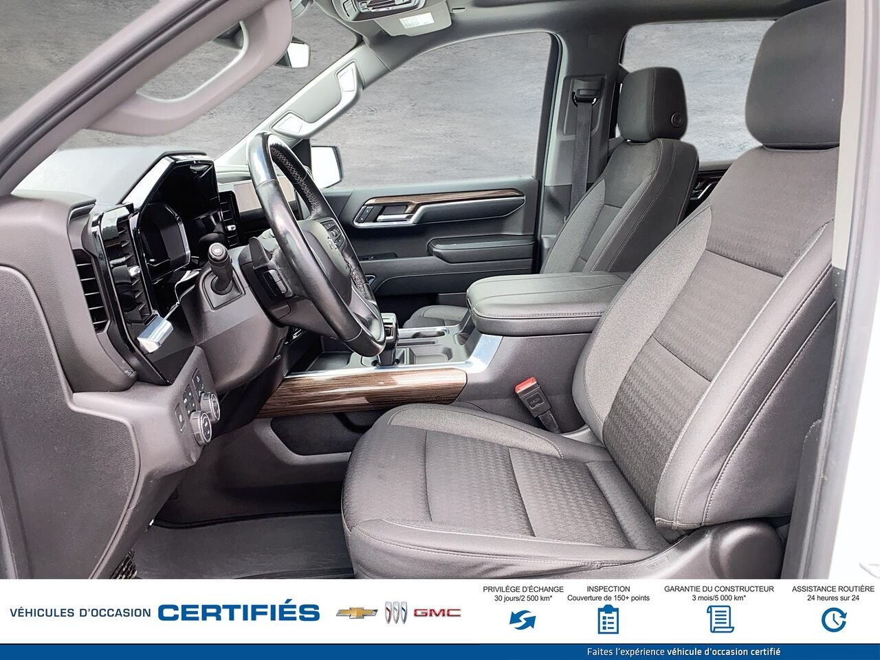CHEVROLET SILVERADO LT Trail Boss cabine multiplace 4RM 157 po 2024 Blanc Montmagny - photo #8