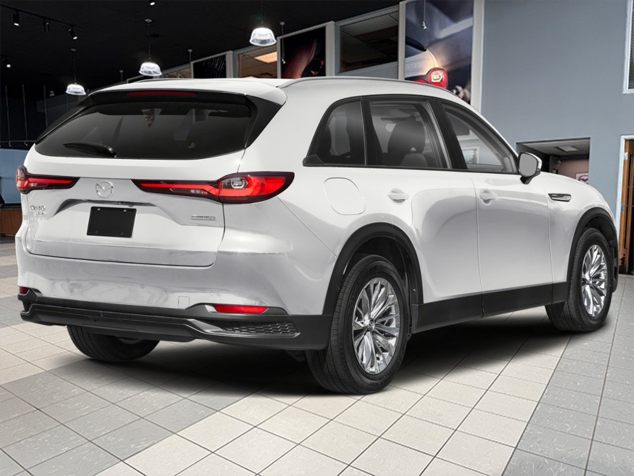 MAZDA CX-90 hybride rechargeable 2026 Blanc rhodium métallisé Notre-Dame-des-Prairies - photo #2