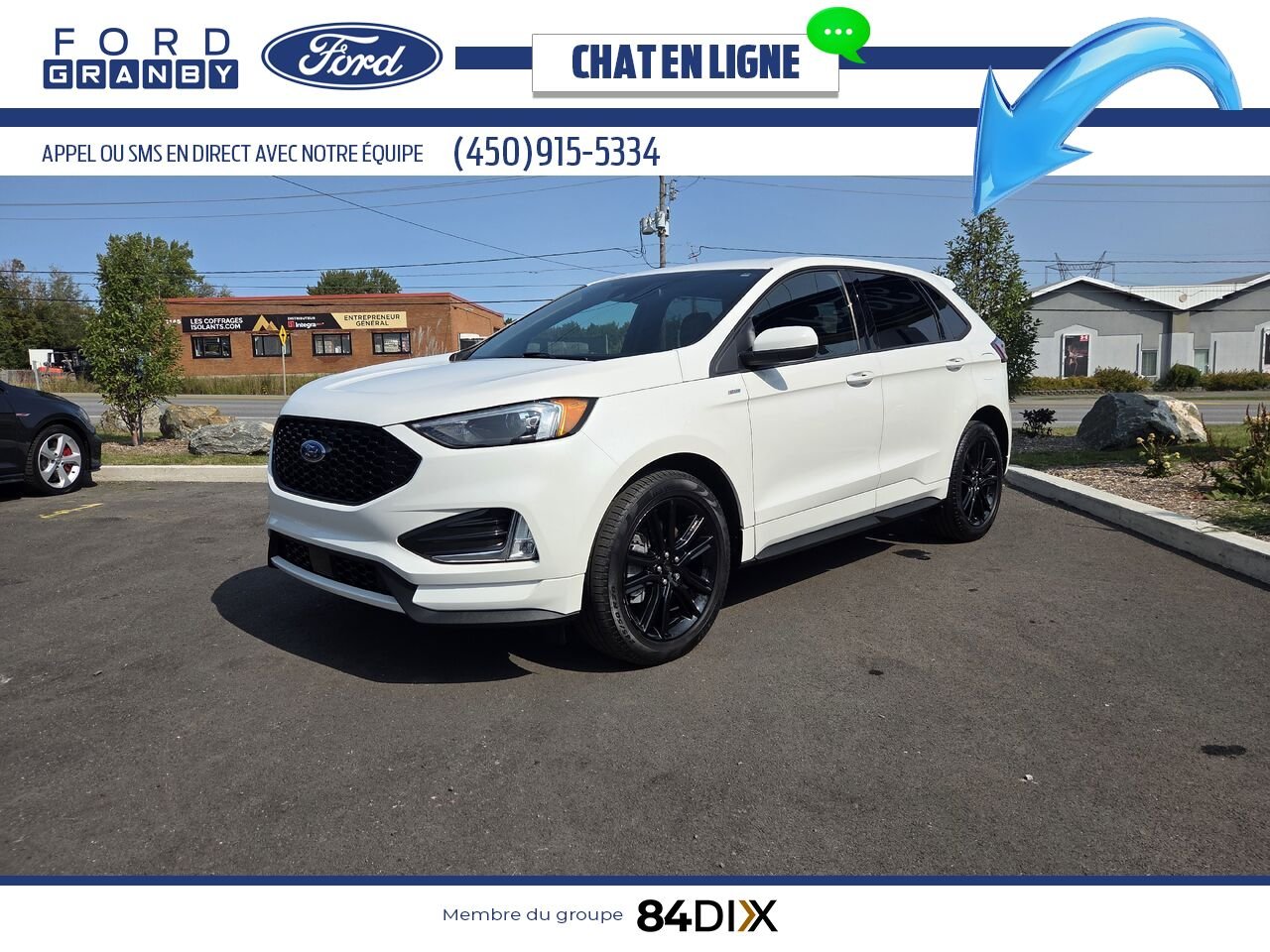 Ford Edge 2024 Blanc Granby - photo #2
