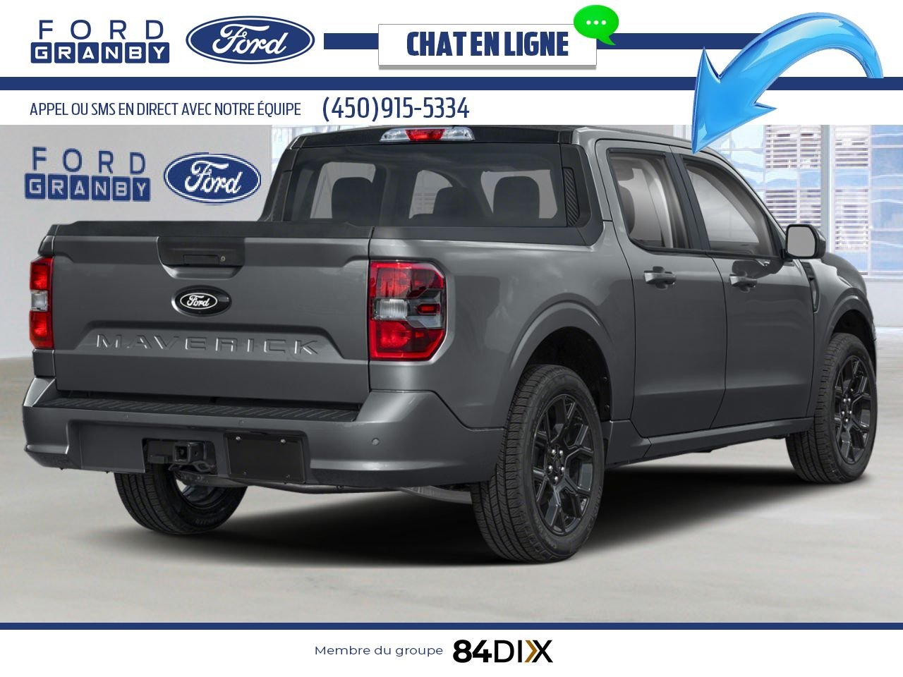 Ford Maverick 2025 Gris carbonisé métallisé Granby - photo #2