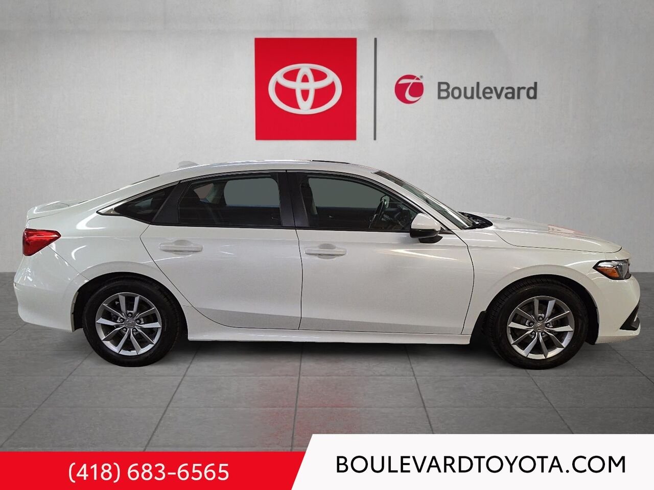 Honda Civic Berline 100411A-84 | EX 2023 Blanc Québec - photo #2