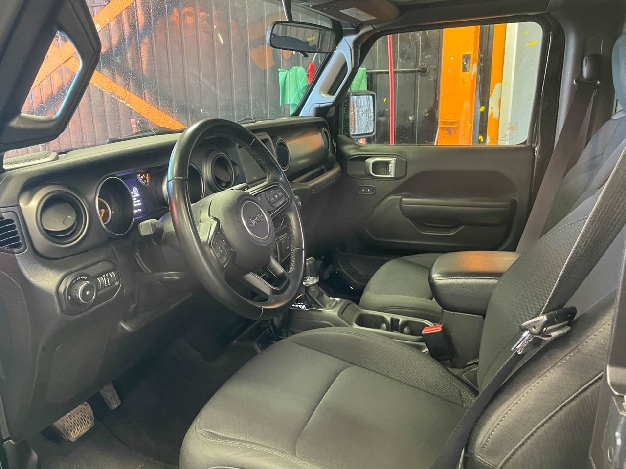 2022 Jeep Wrangler SPORT S 4X4 V6 *TOIT DUR* CARPLAY ALPINE *BAS KM* Black Saint-Jérôme - photo #2