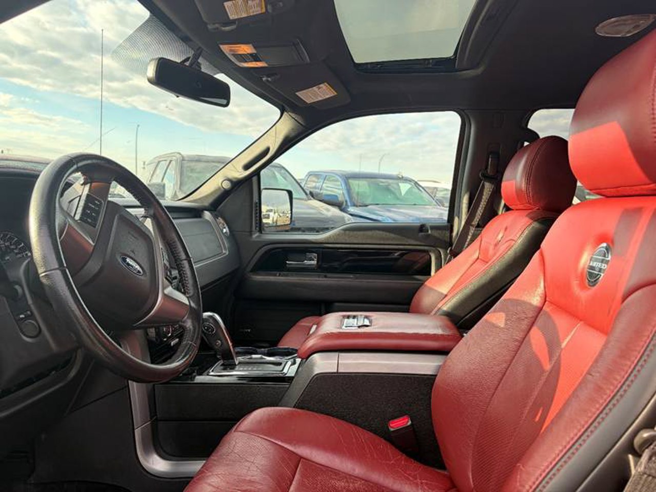 2013 Ford F-150 4WD SuperCrew 145 Limited Tinted Ruby Red Sherwood Park - photo #5