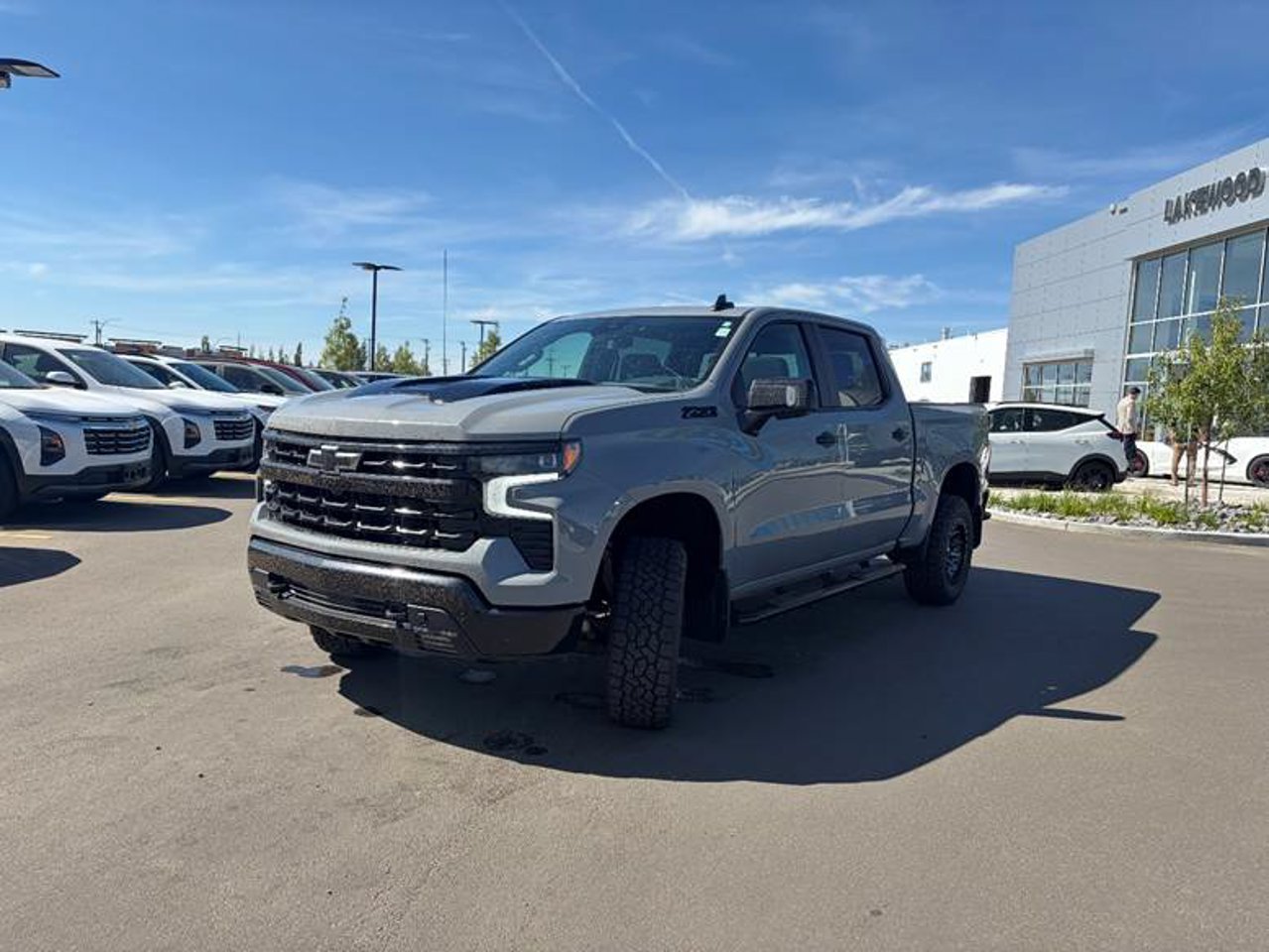 2024 Chevrolet Silverado 1500 4WD Crew Cab 147 LT Trail Boss Grey Sherwood Park - photo #2