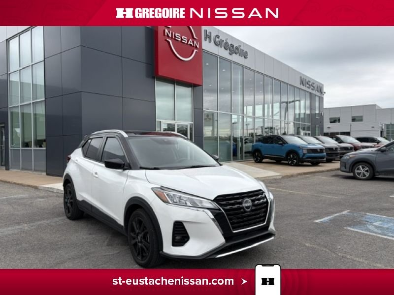 Nissan Kicks SR4810 | SV DEM. A DISTANCE SIEGES CHAUFFANTS APPLE CARPLAY 2023 Blanc Laval - photo #0