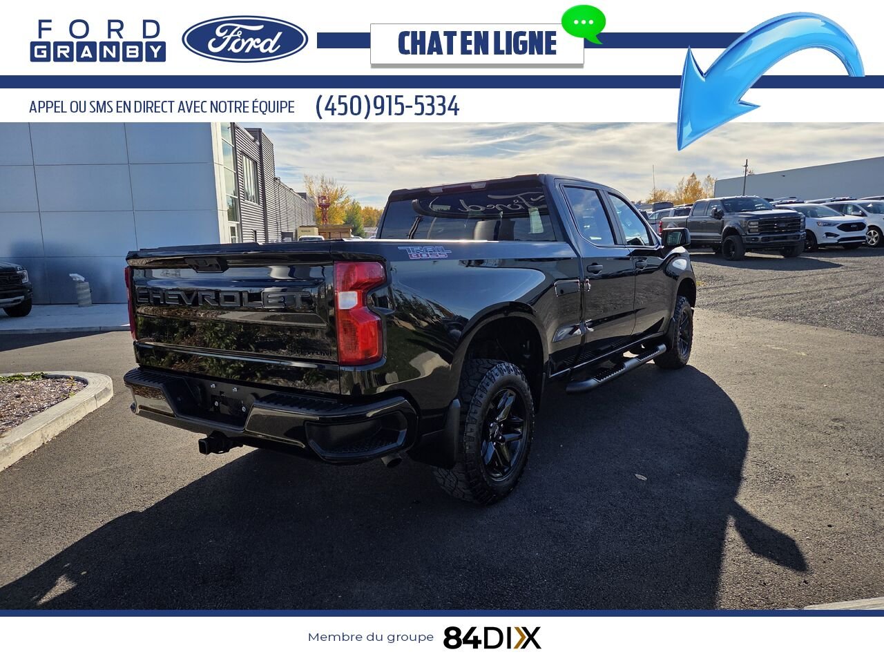 Chevrolet Silverado 1500 2023 Noir Granby - photo #6