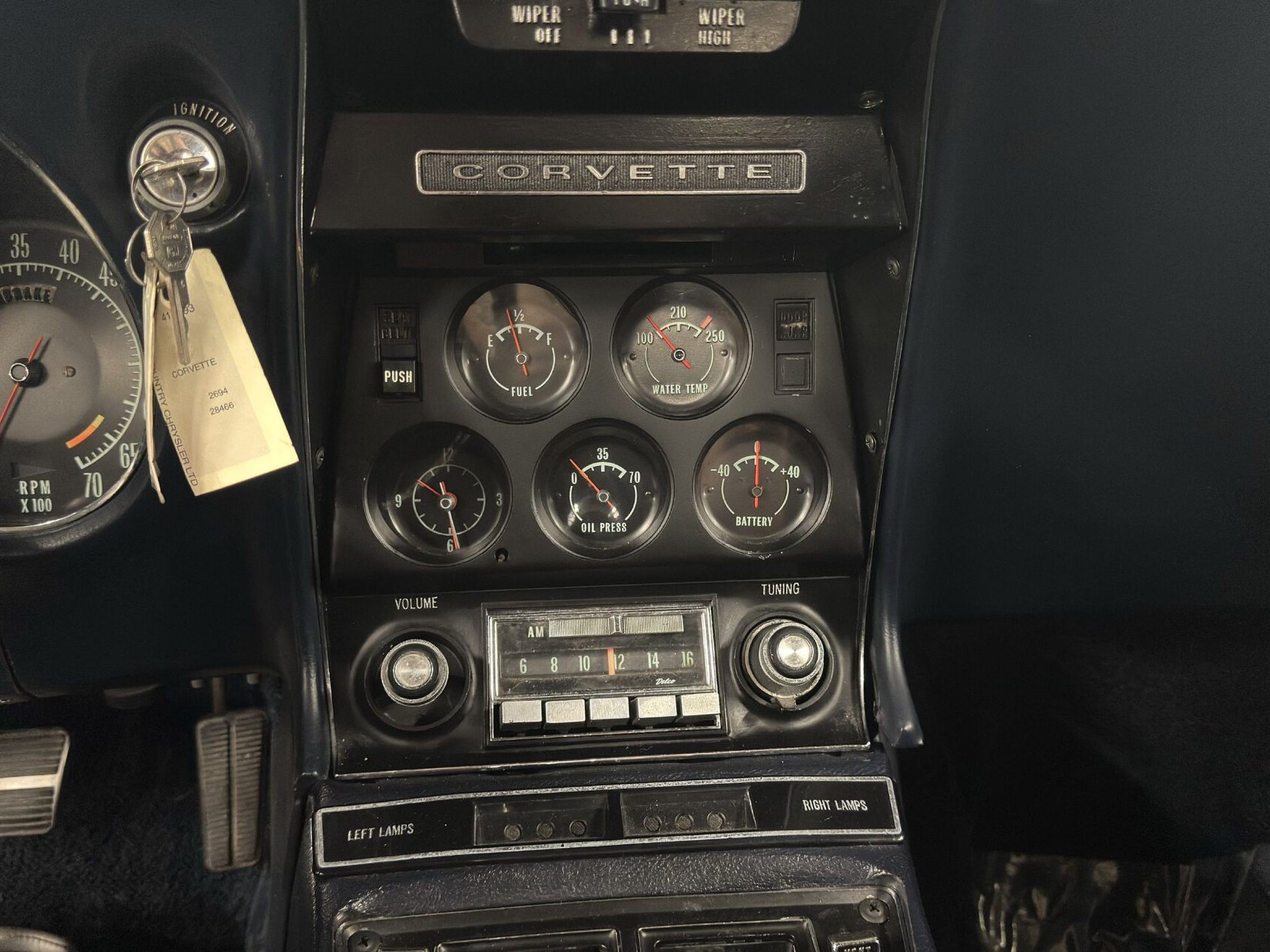 Chevrolet Corvette 1968 Bleu Montréal - photo #12