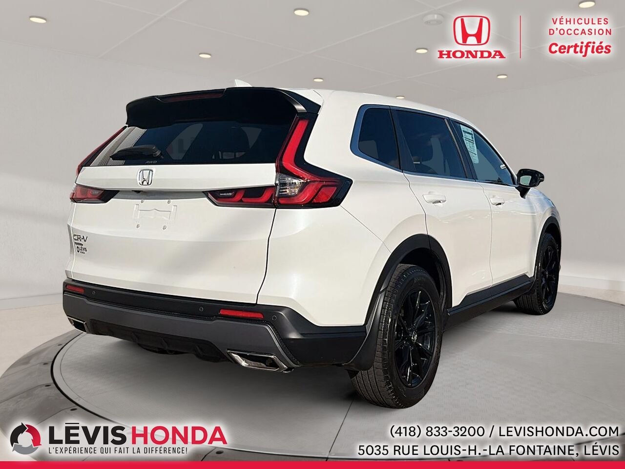 2024 Honda CR-V EX-L hybride EX-L Traction Intégrale White Lévis - photo #9
