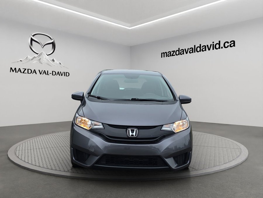 Honda Fit LX à hayon 5 portes CVT, caméra de recul, sièges chauffant, commande audio au volant 2016 Gris