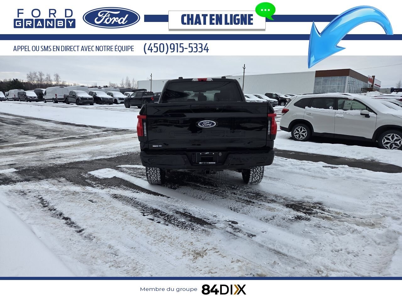 2023 Ford F-150 Lightning Black Granby - photo #5