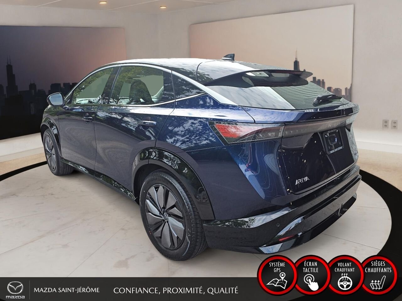 2023 Nissan ARIYA ENGAGE | 348 KM D'AUTONOMIE | RECHARGE RAPIDE 130 KW | 1 PROPRIÉTAIRE Blue Saint-Jérôme - photo #8