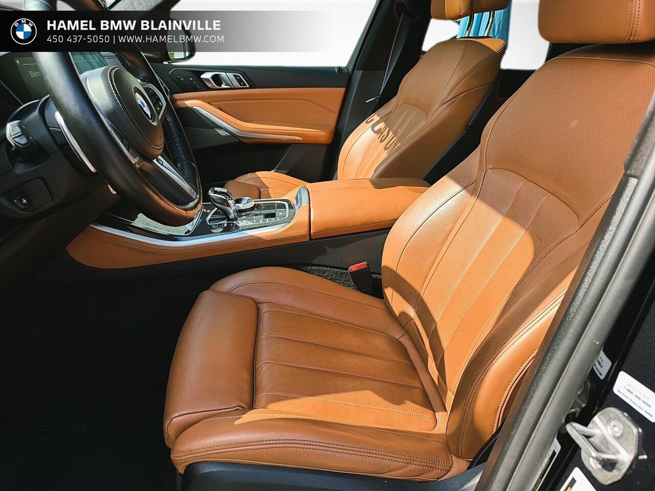 BMW X5 M50i véhicule d'activités sportives 2022 Bleu Blainville - photo #8